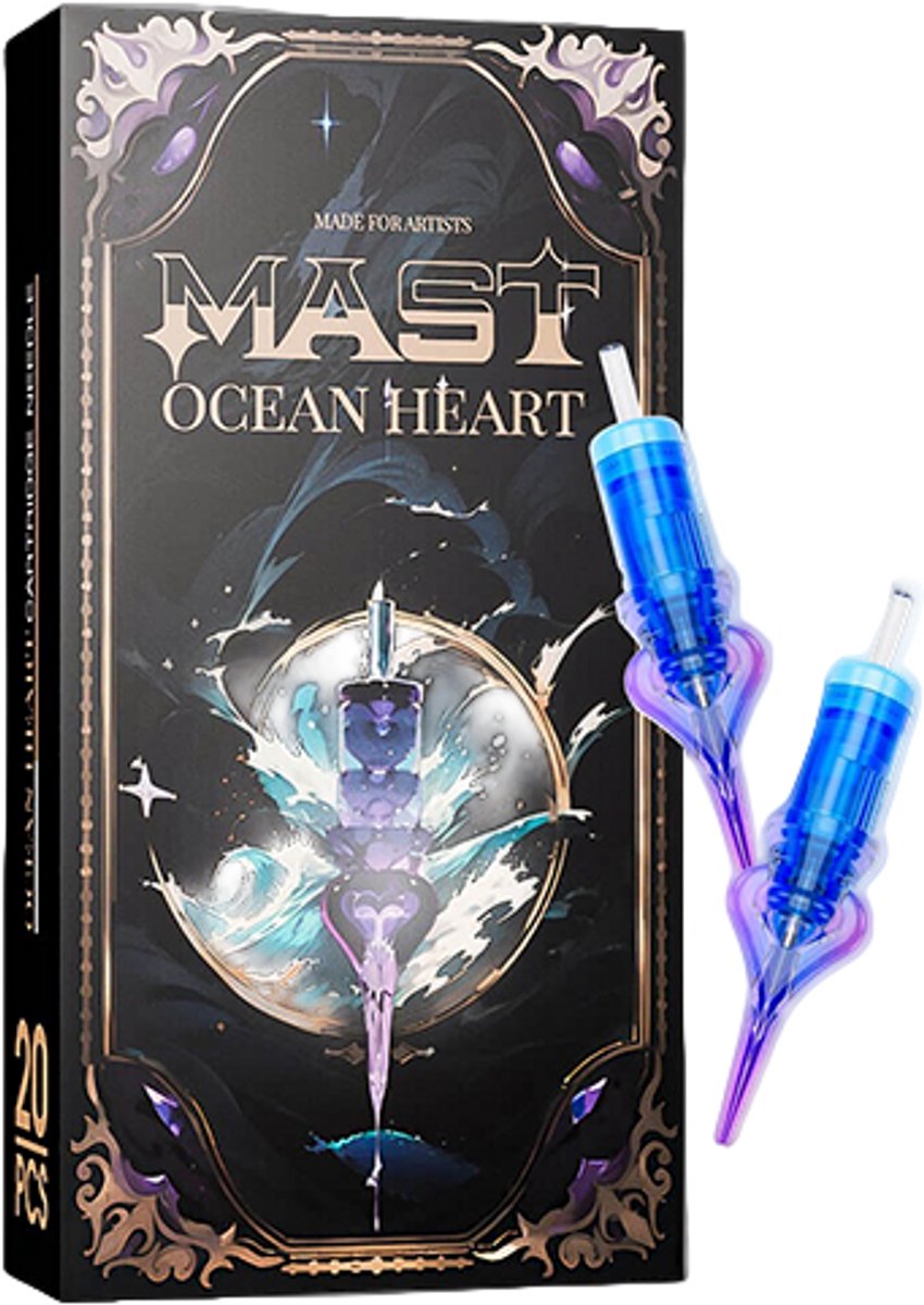 Mast Ocean Heart 0601RL Needle Cartridges 0.20 mm – Box of 20 pcs