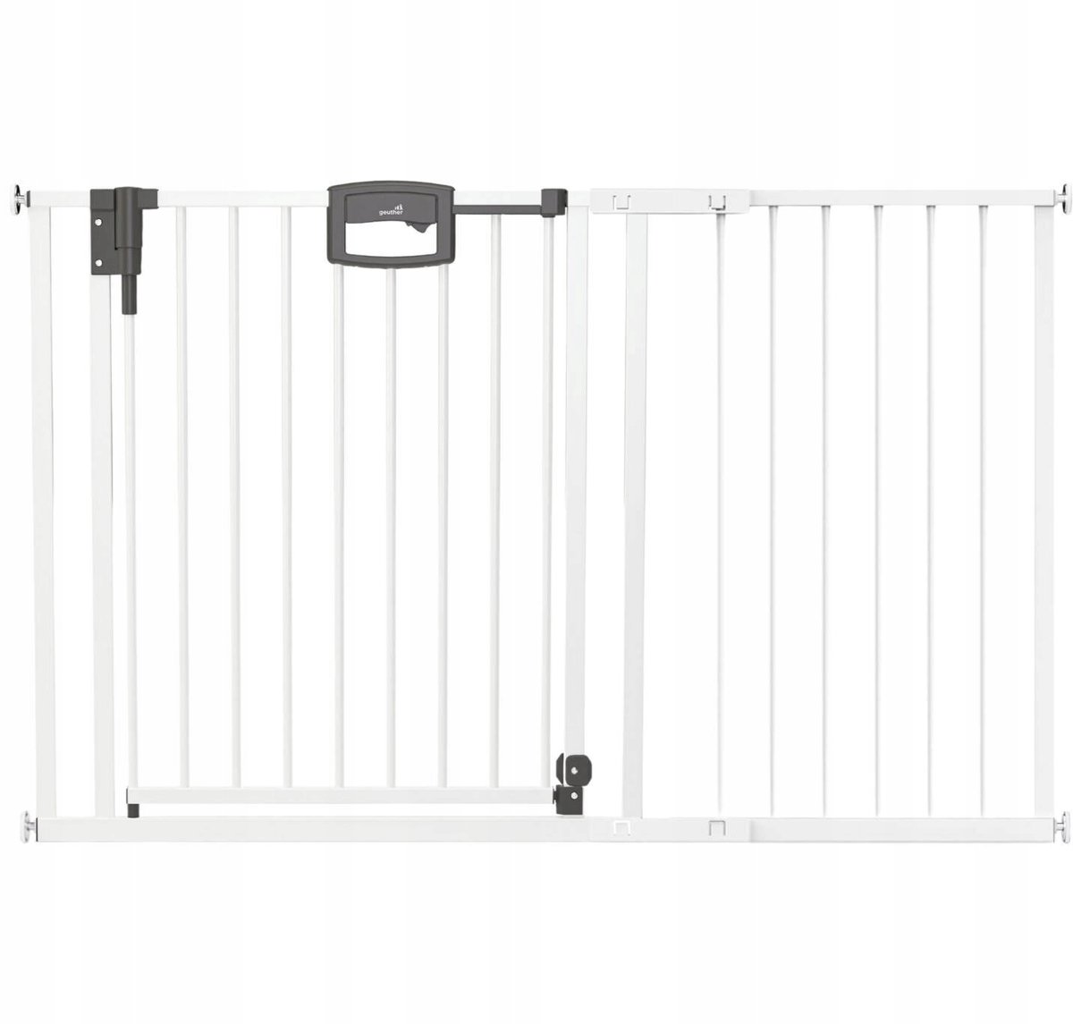 Geuther Veiligheidshek Easylock Wood Plus 128,5-136,5cm Wit