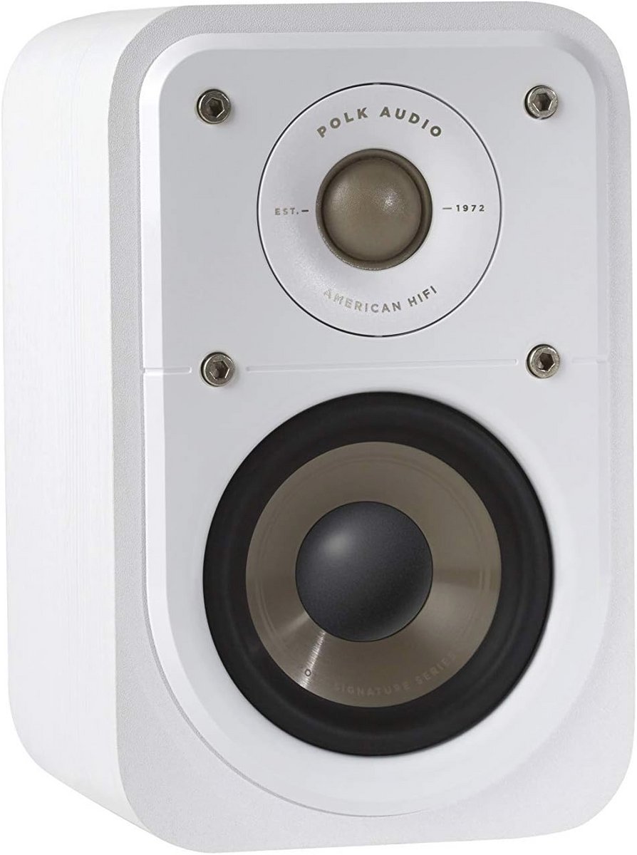 Compacte Satellietluidsprekers voor HiFi Home Cinema - 100 Watt, 2-Pakket, Diepe Bass, Hoge Resolutie, Wit