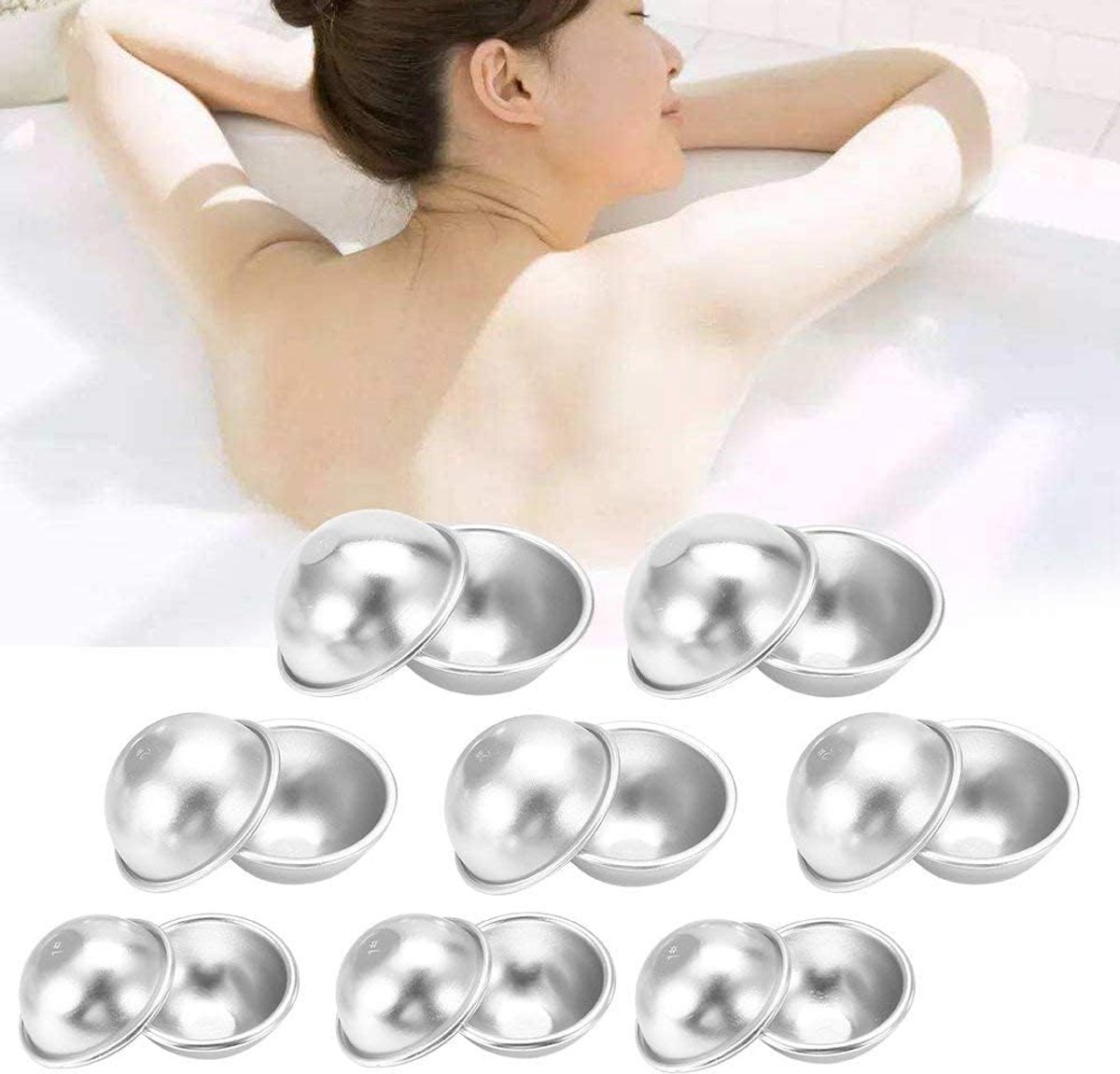 Handmade Bath Bomb Molds - Aluminium Bubbly DIY Cake Mold Tools