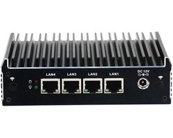 Quad Core Firewall Micro Appliance Mini PC met 8G RAM en 256G SSD - Perfect voor pfsense en OPNsense