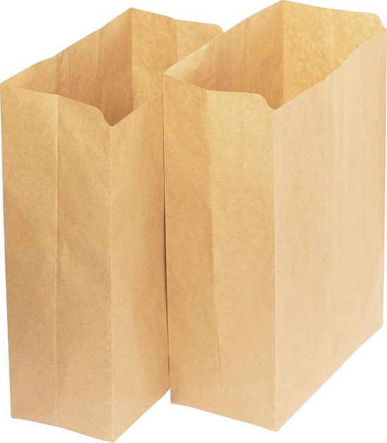 Composteerbare papieren emmerzak en voedselbox inlay - 25 liter - biologisch afbreekbare zakken van Merkloos	 — afbeelding 4