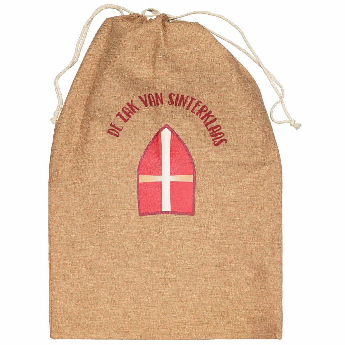 De zak van Sinterklaas - Jute - 100 x 60 cm - Cadeau - Sinterklaas - Piet - Schoencadeautje sinterklaas - Jutezak
