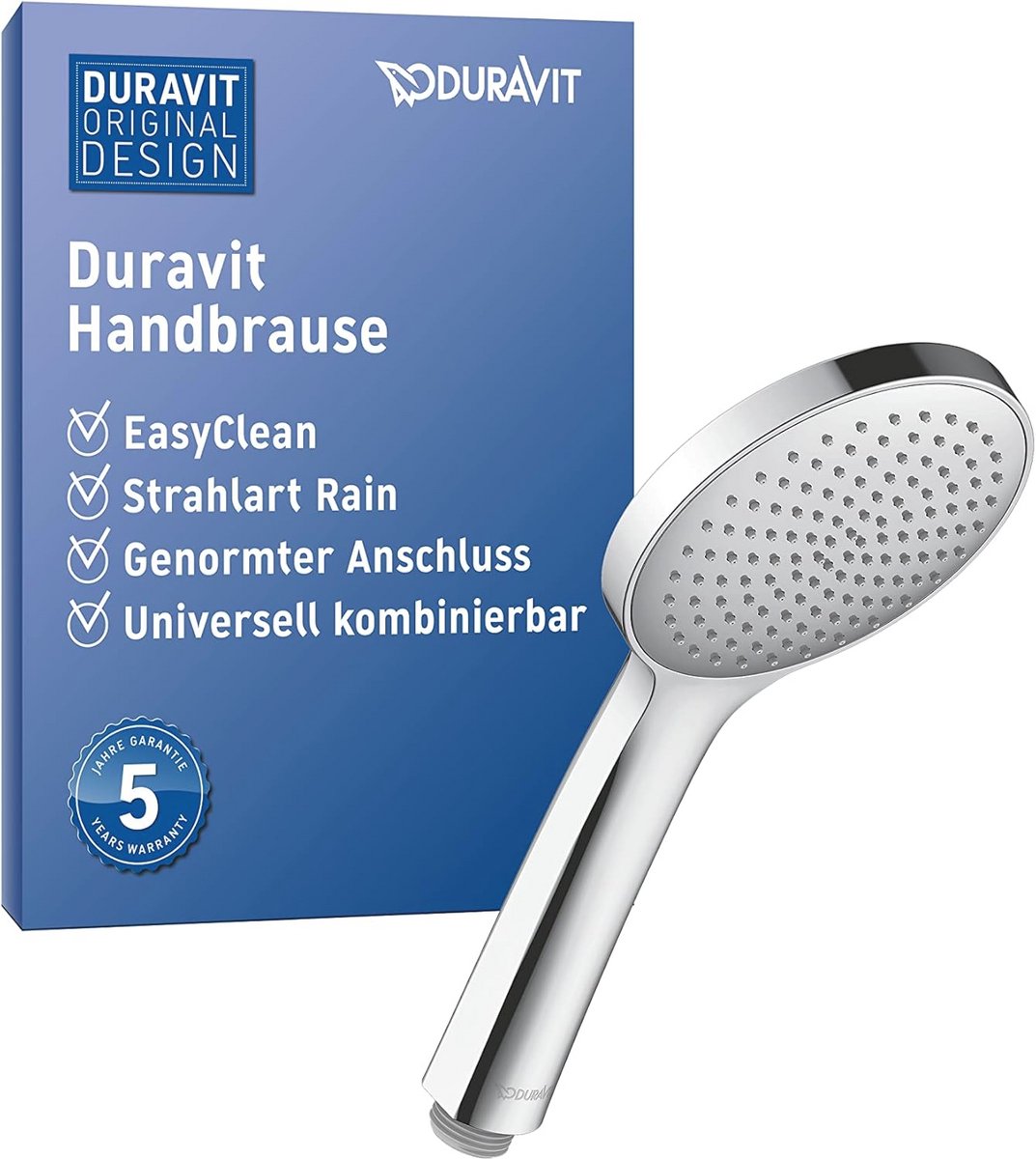 Universele douchekop met regendouche straal en EasyClean functie (Ø 110 mm)