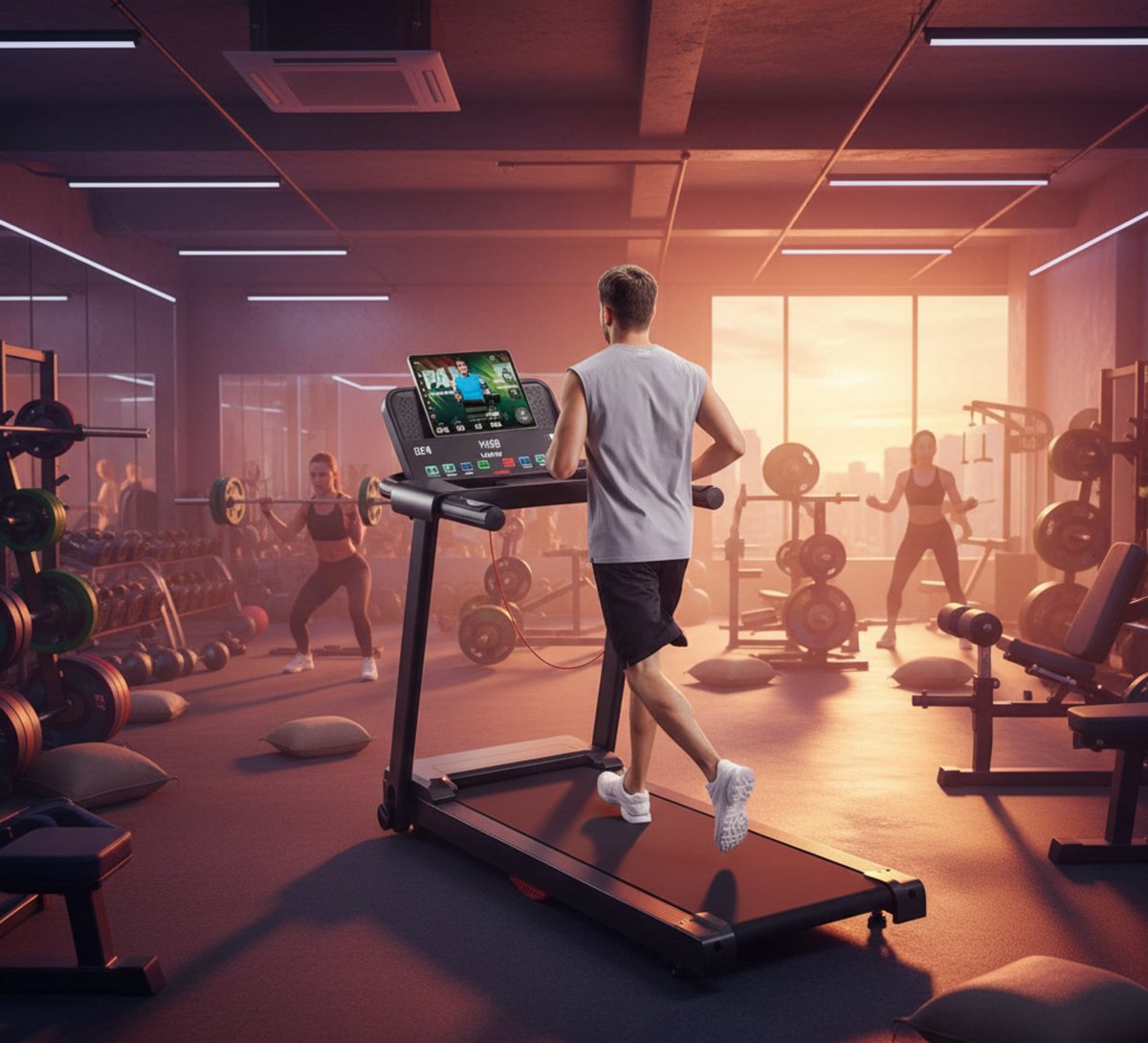 Treadmill Thuis Opklapbaar 12 km/u met App, Bluetooth Luidspreker & Hartslagmeter – 2.5PK Brushless Motor – 12 Programma’s, Dempingssysteem & Tablet Houder – Treadmill voor Hardlopen en Wandelen – Altameubel