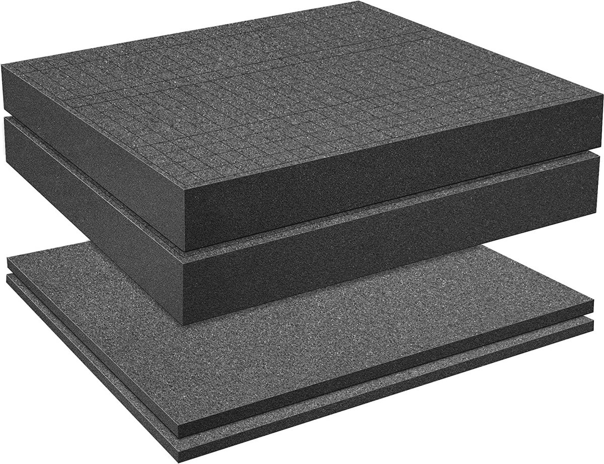 Set van 8 Schuimrubberen Uitsparingen 400 x 300 mm - Perfect voor Tafelblad, Knutselen en Isolatie