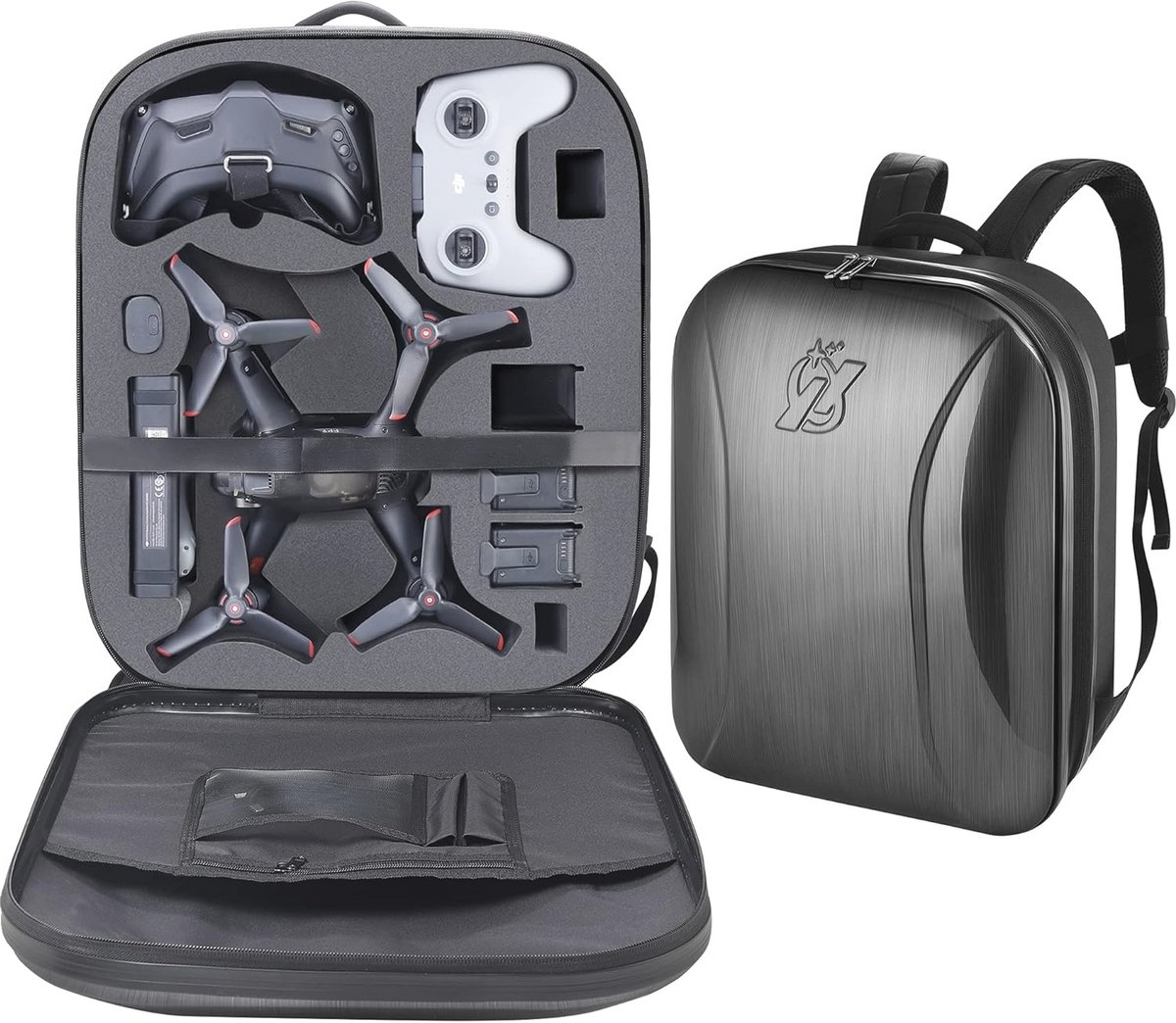Professionele Hard Case Rugzak voor FPV Drone - Waterdichte en Shockproof Tas