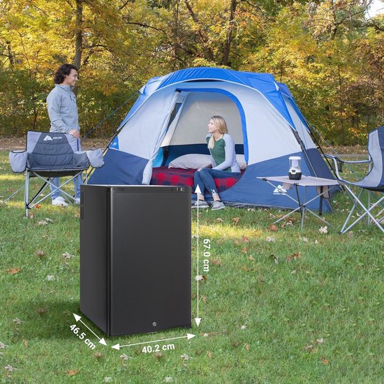Stille 12V Koelkast met Omkeerbare Deur en Slot - 50L voor Camping, Auto, en Caravan — afbeelding 5