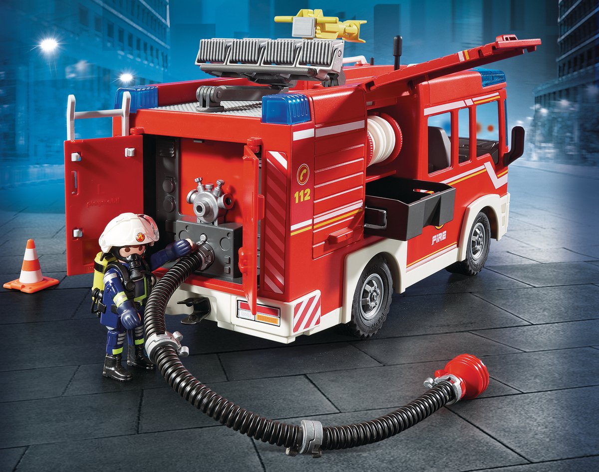 PLAYMOBIL City Action Brandweer pompwagen - 9464 — afbeelding 4