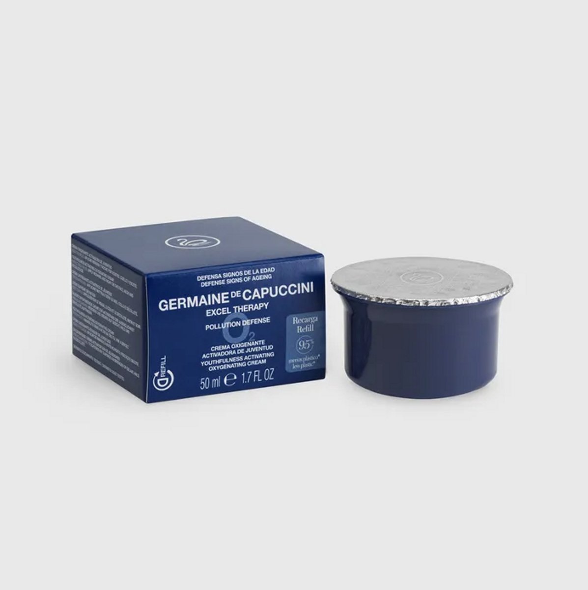 GERMAINE DE CAPUCCINI - Excel Therapy - O2 Cream Eco navulling 50ml