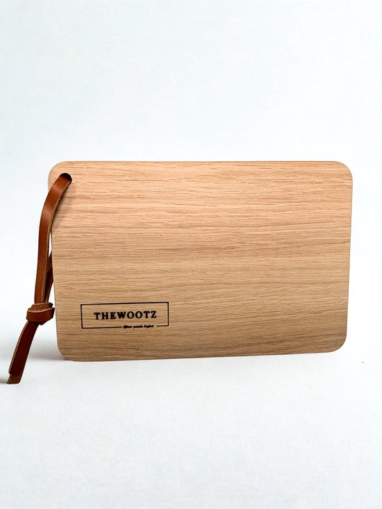 Planche à boissons TheWootz - 30x20x3cm - eikenhout