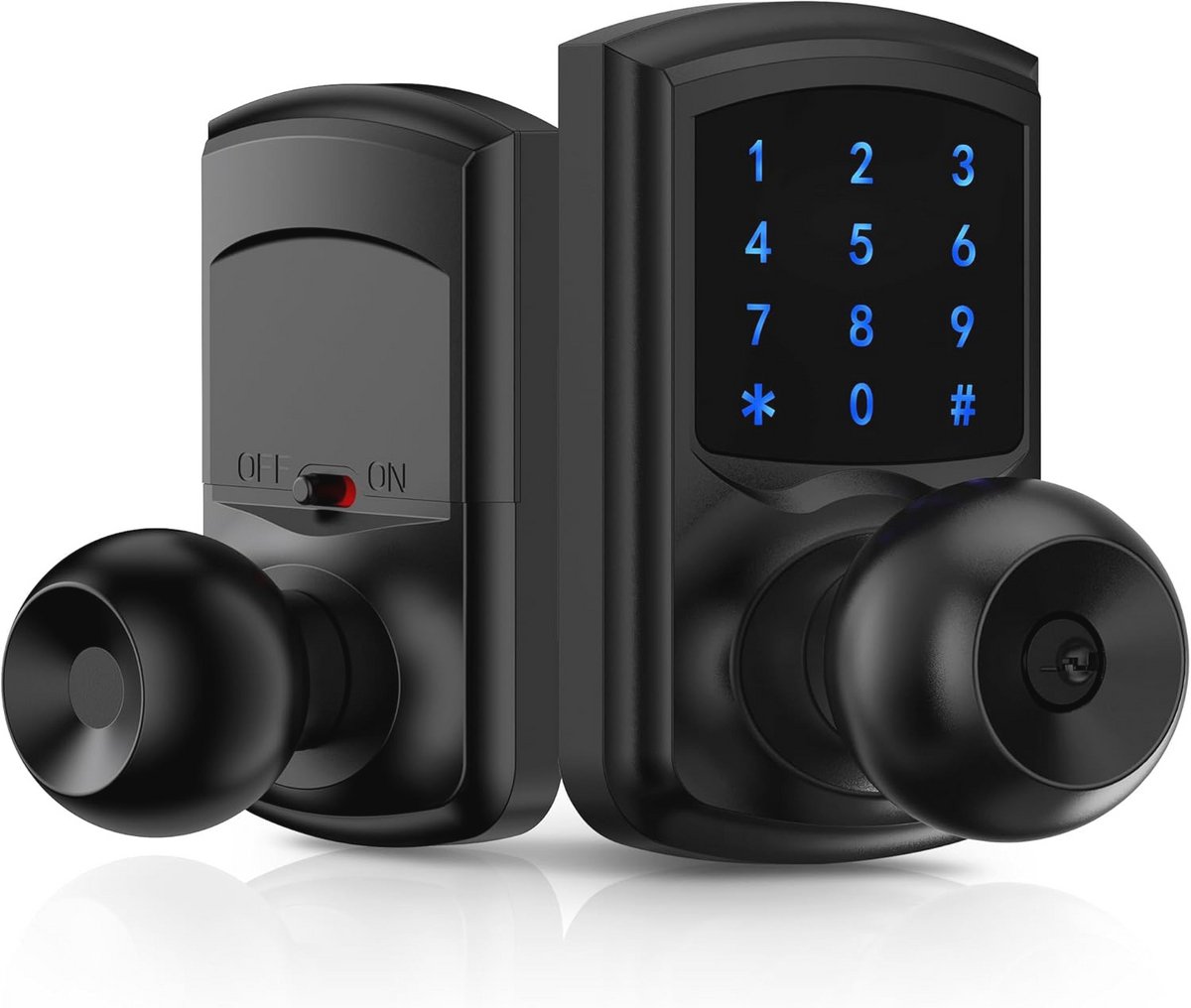Keyless Toegangsdeurslot met Toetsenbord en Handvat voor Voordeur, Garage en Slaapkamer - Slimme Beveiliging voor Huis en Kantoor