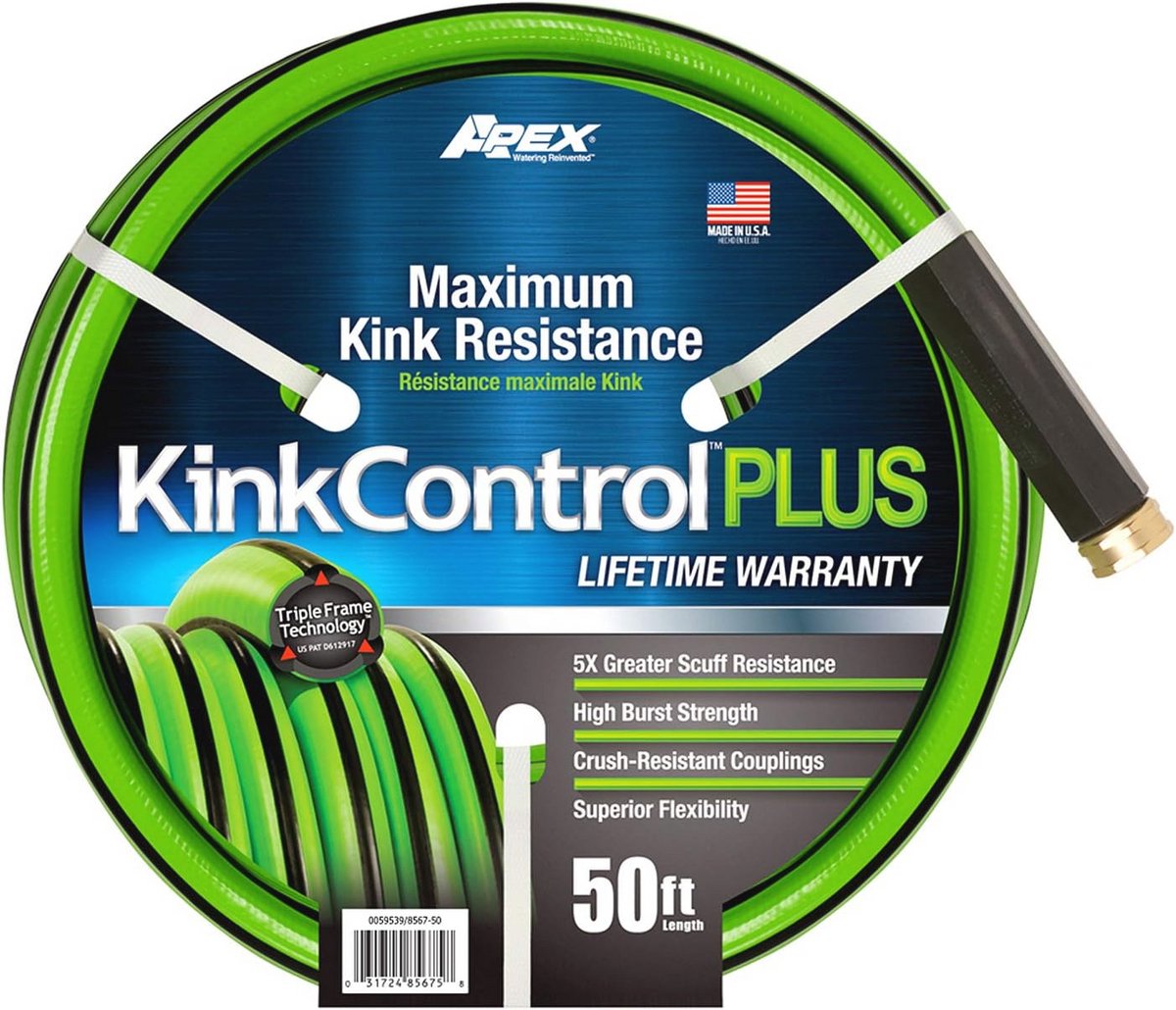 Tuinbroek 5/8 inch x 50 ft met verbeterde flexibiliteit en weerstand tegen kink