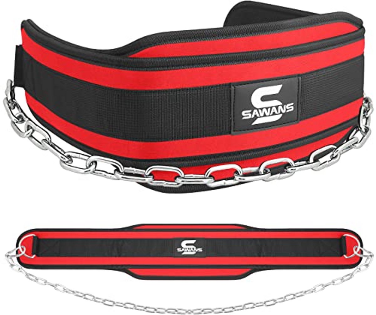 Dip Riem 36 Inch voor Bodybuilding en Gewichtheffen - Heavy Duty Kin- en Pull-up Riem Met Ketting