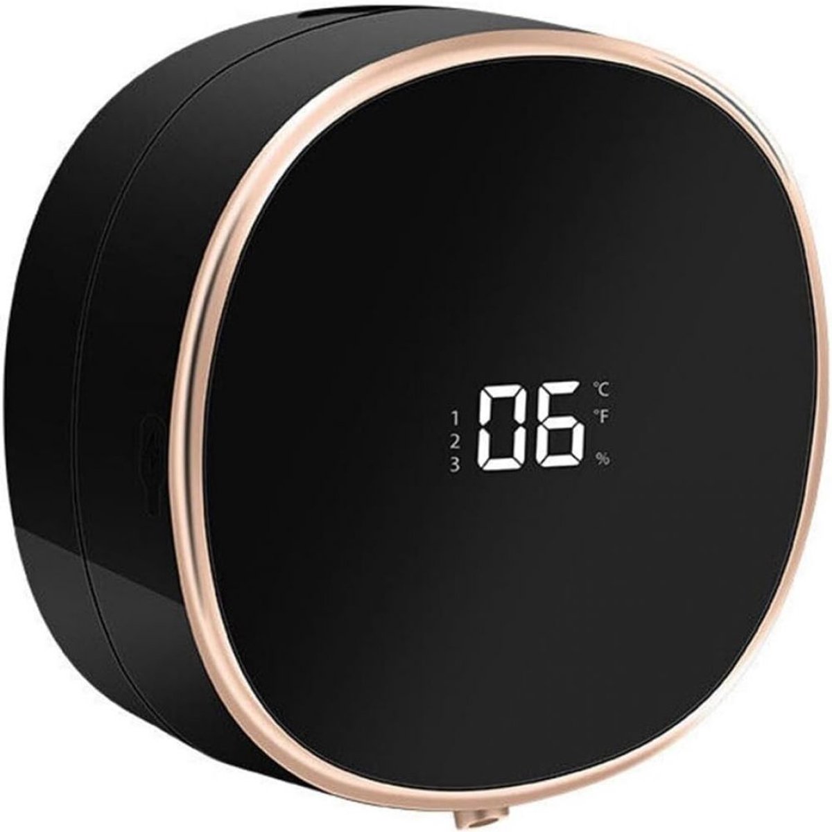 Ynkkvre - Zeepdispenser Met Wandmontage -Zeepdispenser - Zeeppompje - Automatische Zeepdispenser - handzeepdispenser - contactloos - USB C oplaadbaar - aan de muur - voor badkamer - keuken -13.3*13.3*6cm -zwart