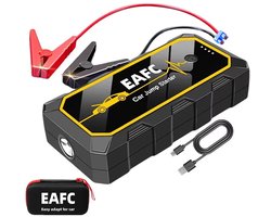 EAFC 12V Jumpstarter - 800A/10.000 mAh – Startkabels Met ...