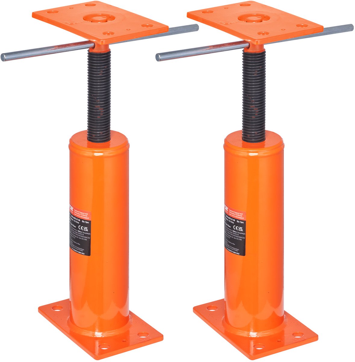 VEVOR 2x vloerlifter kastlifter hefgereedschap voor het egaliseren van de huisvloer 30-41cm