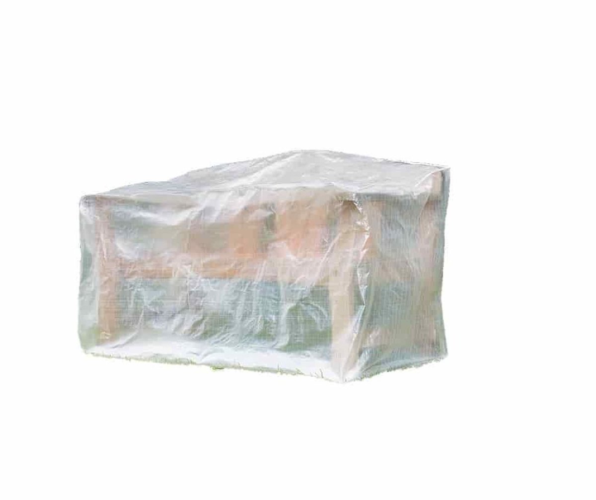 Transparante beschermhoes 2-zits bank, ca.120x75x80