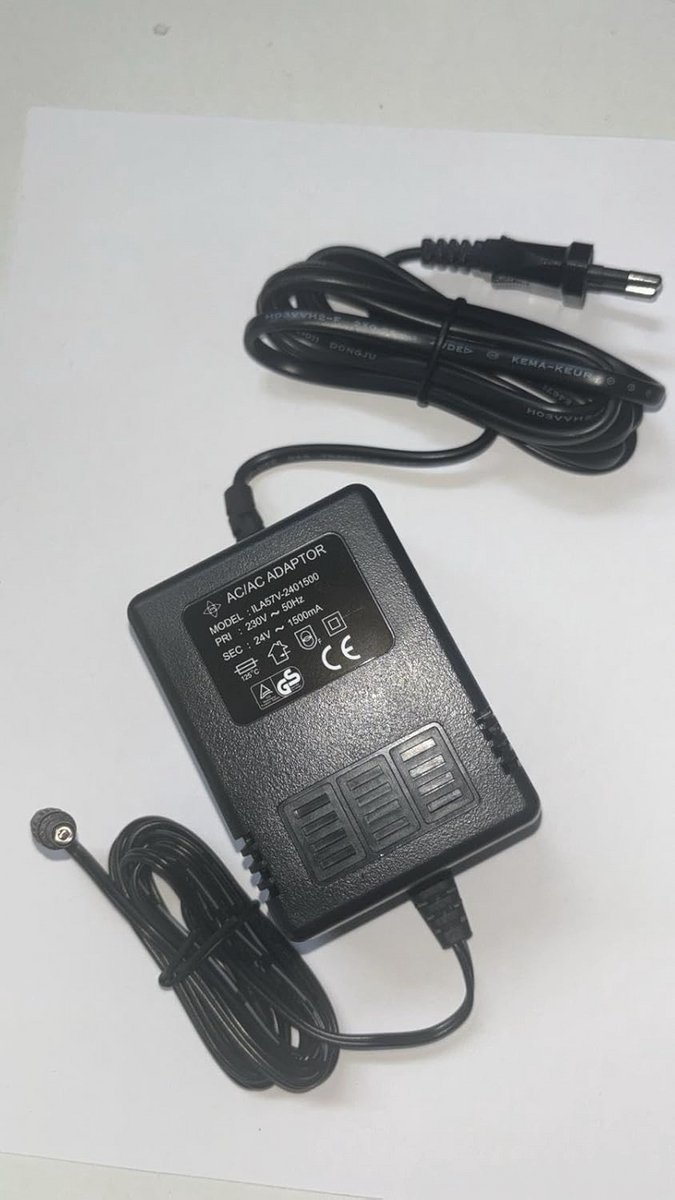 Transformator 220V naar 12V AC voor Irrigatie - 1,5 A