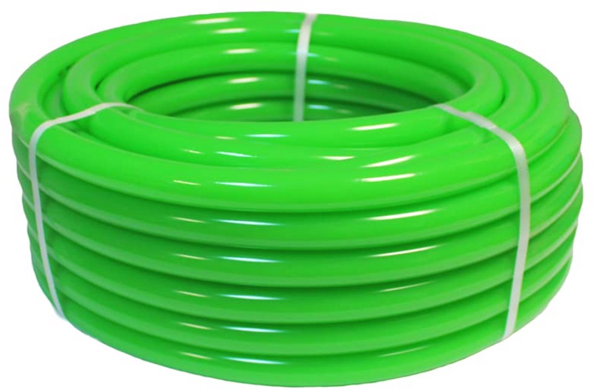 Flexibele PVC-slang Groen voor Tuin en Landbouw - 15 mm Binnendiameter - Rol van 50 Meter