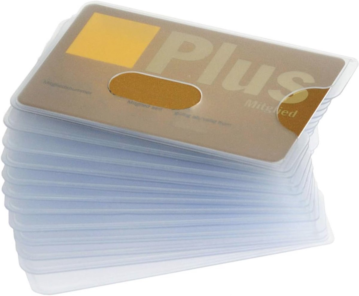 Matte Transparante Creditcardhouder voor 12-24 Stukken - Minimalistische ID Kaart Case