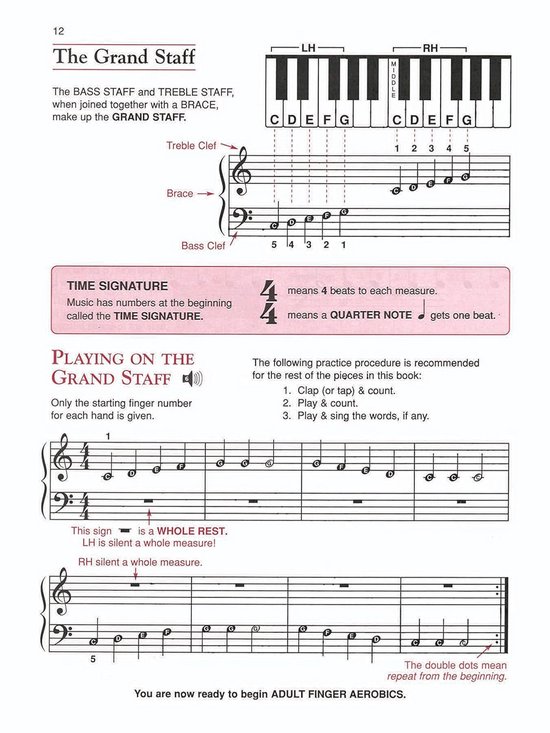 Beginner Piano Course voor Volwassenen - Lesboek Niveau 1 — afbeelding 5