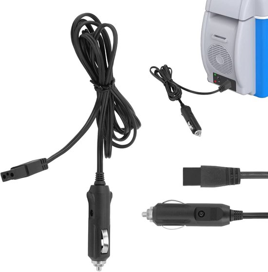 12V DC Auto Koeler Koelbox Aansluitkabel 2m - Ideaal voor Picknicks — afbeelding 2