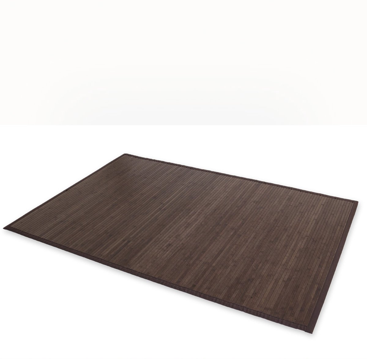 Homestyle4u Bamboe Tapijt - 60x240 cm - donkerbruin