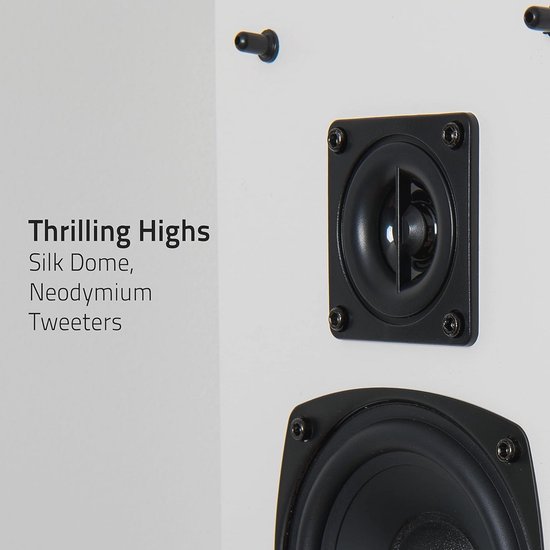 High Definition Bipolaire Surroundluidsprekers voor Thuisbioscoopsystemen - Wit/Paar — afbeelding 4