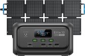 BLUETTI Elite 10 - 200W - 128Wh - Duurzame energie - Met 60W Zonnepaneel Sora 60 - 70 minuten snelladen - LFP - Zonne-energiegenerator - voor Reizen - outdoor - RV