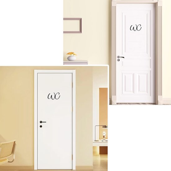 Jerma - Niets in de wc werpen - Stickers - 2x 12.5 - 2x 12.5x2.5 cm - Zelfklevend - Weerbestendig