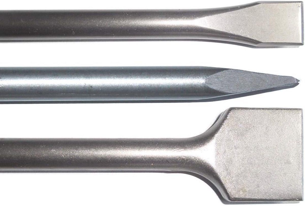 SDS MAX Beitelset 600 mm - Puntbeitels en Platte Beitels voor Beton en Steenbewerking