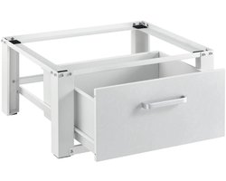 Livista Wasmachine onderkast met lades - Wasmachine kast - Opbergkast - Wasmachine onderkast - 63x54x31 cm - Wit
