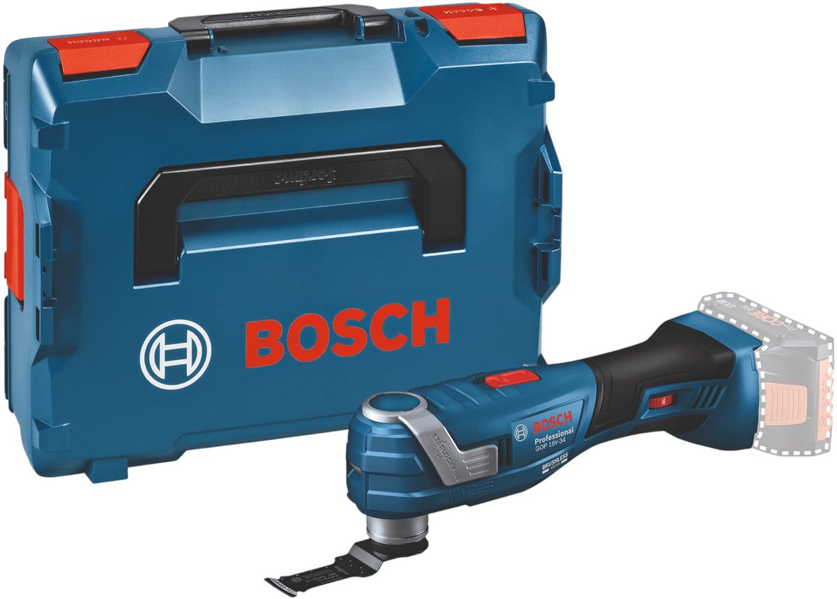 Bosch Professional GOP 18V-34 Accu multitool 18V Basic Body in L-Boxx - 06018G2000 thumbnail 2