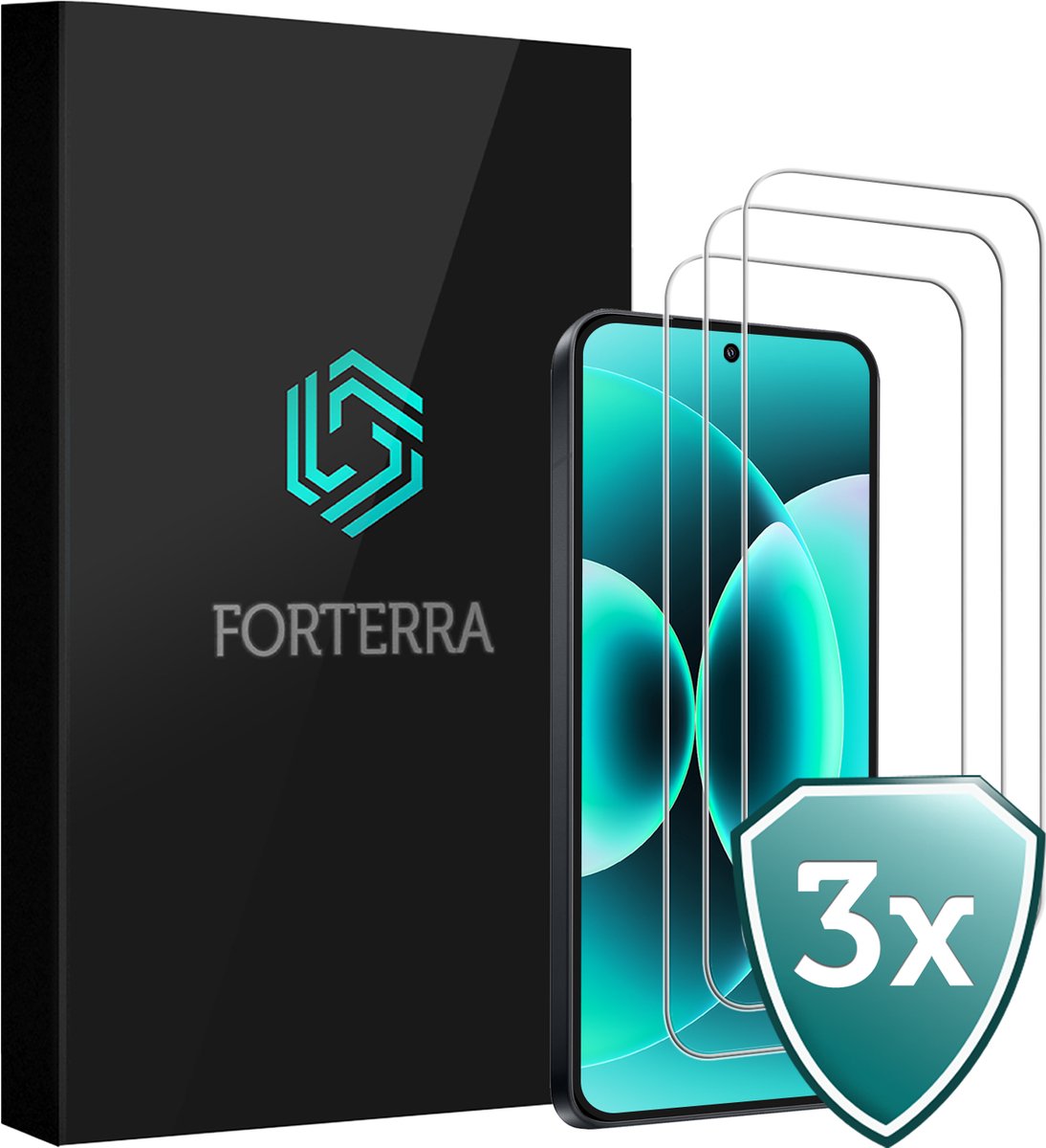 Screenprotector 3 Stuks - Geschikt voor Xiaomi 17 Pro Max - Extra Sterk - Beschermglas - Gehard Glas - Tempered Glass - Screen Protector