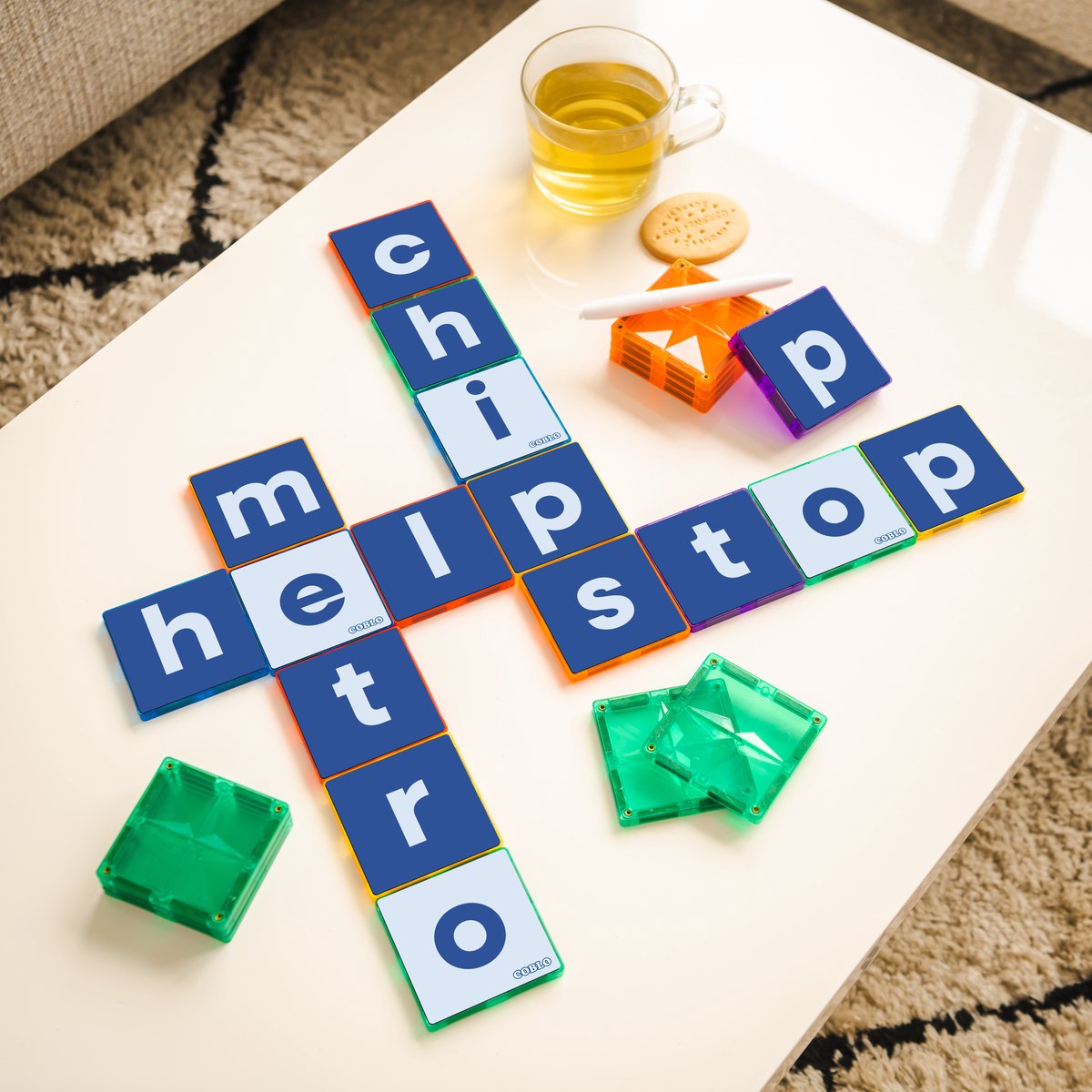 Coblo Magneet Toppers Letters 60 stuks - Magnetische Letters - Magnetisch speelgoed - Educatief speelgoed - Cadeau kind - Speelgoed 3 jaar t/m 12 jaar — afbeelding 5