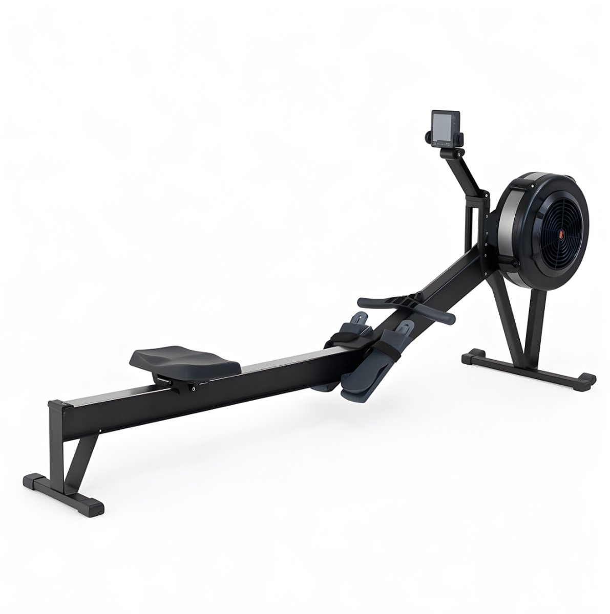 PH Fitness Air Rower – Professionele Roeitrainer met Luchtweerstand | Verstelbare Damper 1–10 | Sterk Stalen Frame | LCD Trainingscomputer + Telefoonhouder | Soepele Kettingaandrijving | Max. 150 kg - PH - €389,99