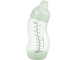 Difrax Babyfles Breed - 310 ml - Groen - 1 Stuk - S-fles - Anti Koliek