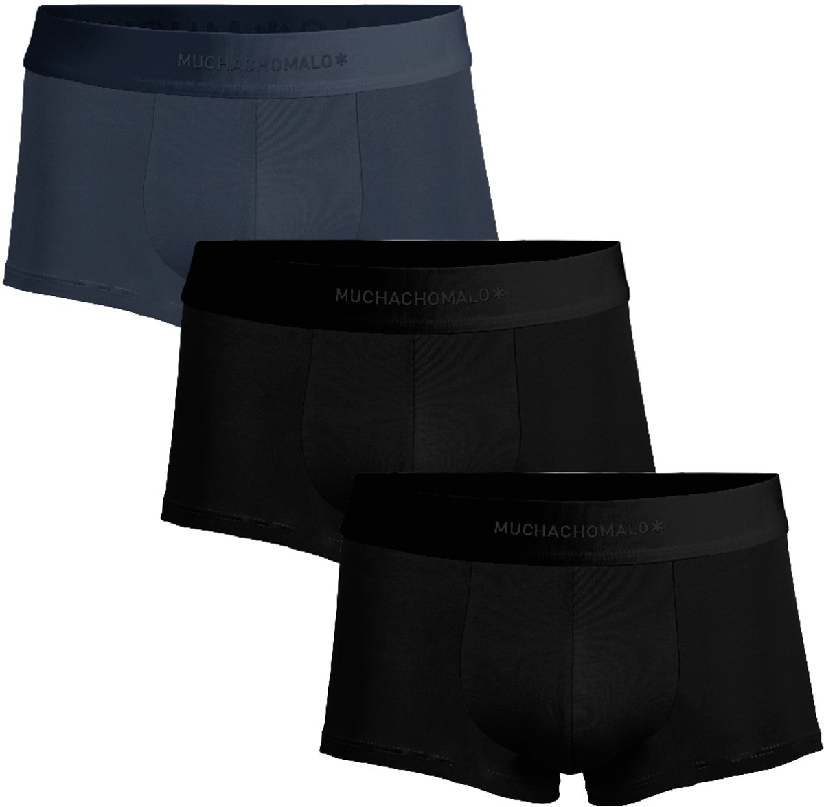 Muchachomalo Heren Trunks - 3 Pack - Maat 3XL - Pima Katoen - Mannen Onderbroek
