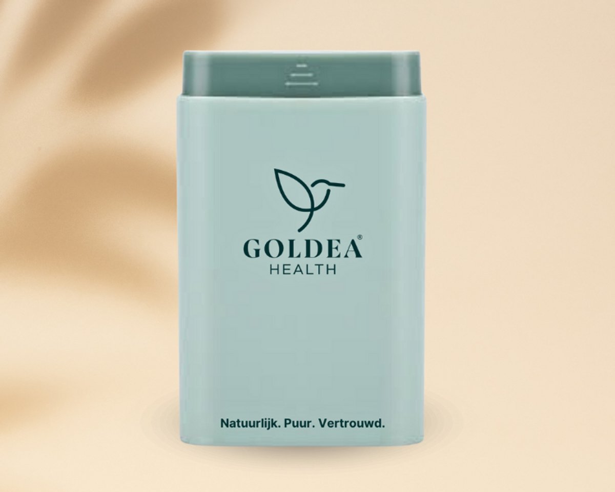 On-the-go pillendoos Goldea Health - Compact - Meenemen - Travel - Op reis doosje - Supplementen