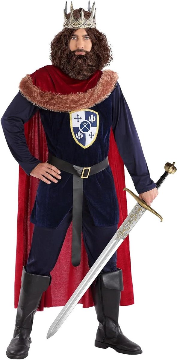 Provento - Middeleeuws koningkostuum voor heren - Feestkleding - Verkleedkleding - Historische outfit