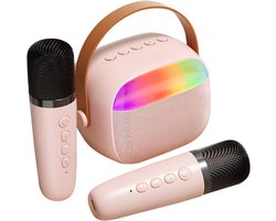 Draagbare Kinder Karaoke Microfoon, Auto Karaoke Accessoires Schattig voor Tiener Meisjes, Draagbaar Microfoon en Luidspreker Systeem Apparatuur