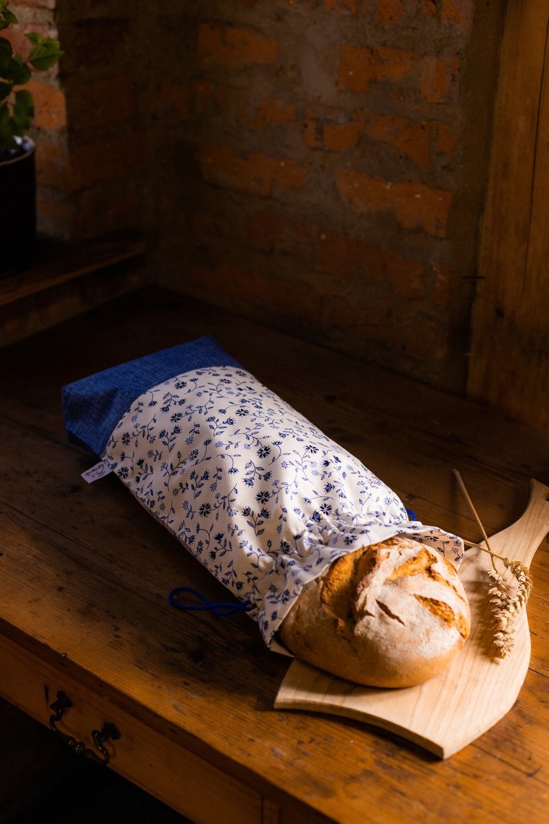 Wrap Up - Wrappie Food Wrap maat L - Verschillende kleuren - Behoudt de versheid - Blue Flower