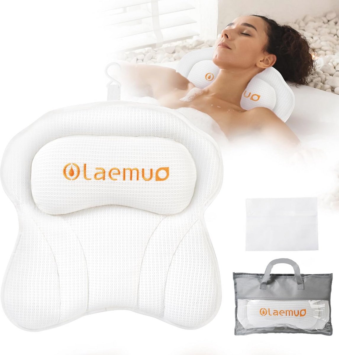 Ergonomisch Badkussen voor Ontspanning en Ondersteuning