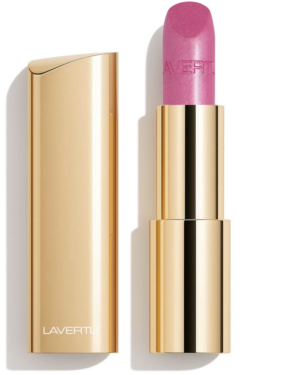 LAVERTU - Lipstick Unique – Langhoudende Lipstick met Intense Kleur – 21 Nitida Rose | Hydraterend & Verzorgend met Ricinusolie