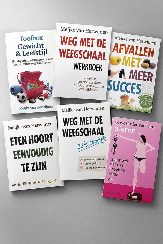 Afvallen En Diëten - Set Van Zes Boeken Van Meijke Van Herwijnen