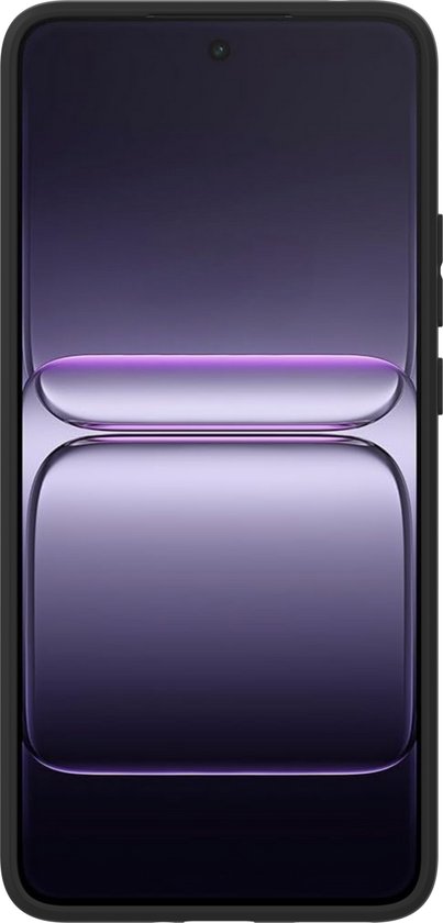 Cazy hoesje met koord geschikt voor OnePlus Nord CE5 Hoesje met Koord - Flexibele Case - Zwart