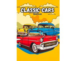 Luxe kleurboek Classic Cars | 50 Gedetailleerde kleurplaten | Klassieke auto's , vintage Oldtimers | Creatieve ontspanning | Autoliefhebbers