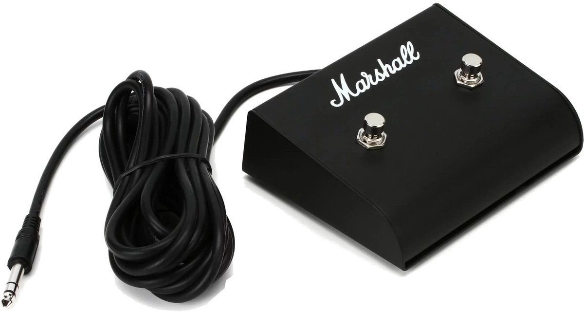 Marshall PEDL91004 2-fach voetschakelaar inklusive opklebern - Voetschakelaar voor gitaarversterkers