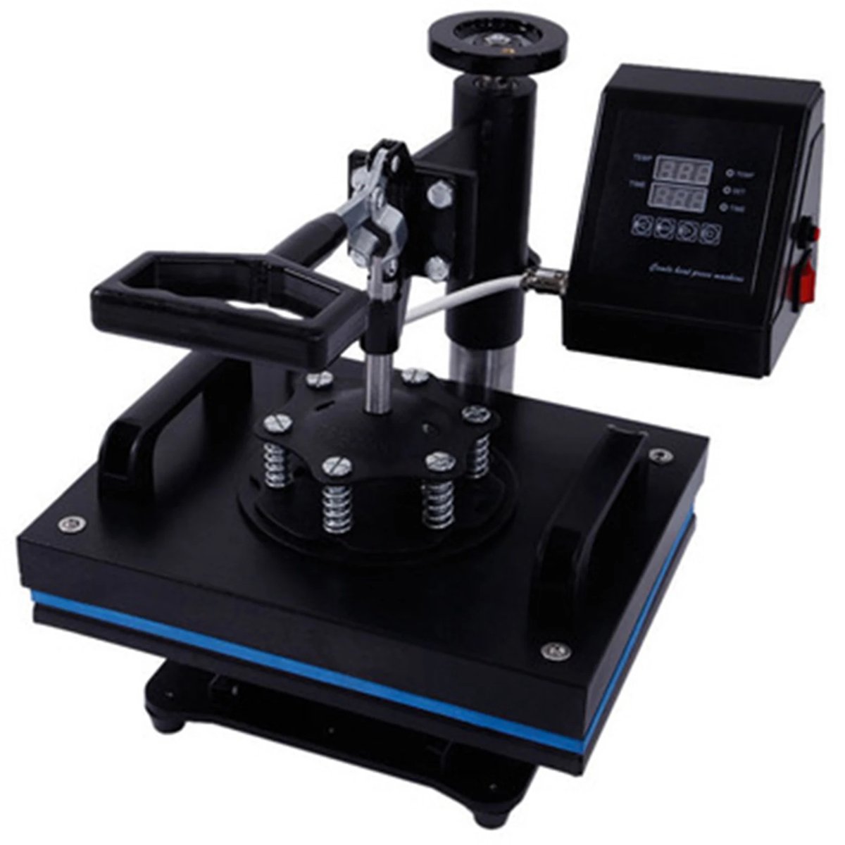 Benelux Select Drukpers – Hittepers – Heat Press - 900 W – Tot 204 Graden – Multi-Inzetbaar - Verwarmingsplaat van 23 x 30 cm